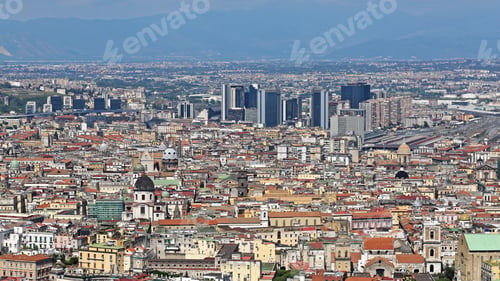 Preview: Cityscape Of Naples City In Campania Italy
