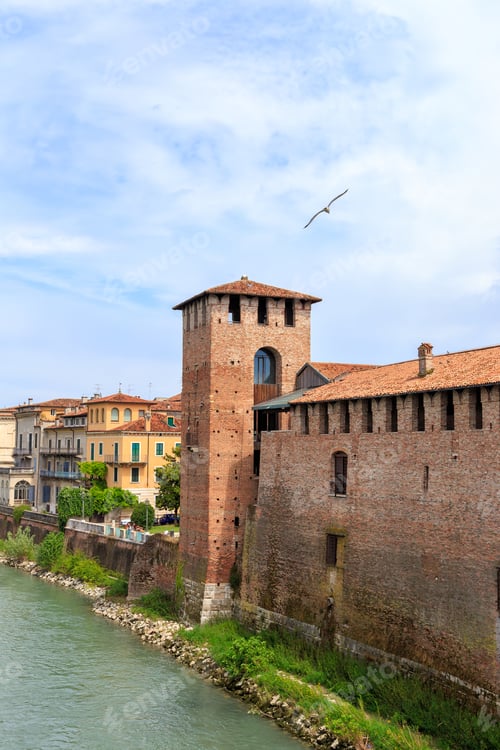Preview: Verona, Italy. Castelvecchio Castle (Old Castle). The Castle Was Built Between 1354 And 1376