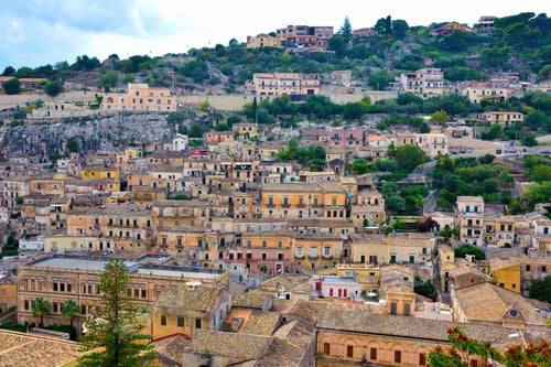 Preview: Panorama Of Modica Sicily Italy