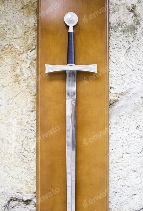 Preview: Metal Sword On Exhibition Of Weapons, Knife