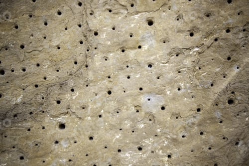 Preview: Stone Wall With Holes, Construction And Architecture, Tryphobia