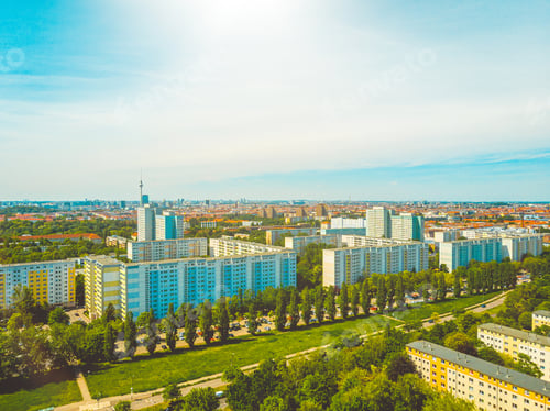 Preview: Lichtenberg From The Top View With Warm Sunlight