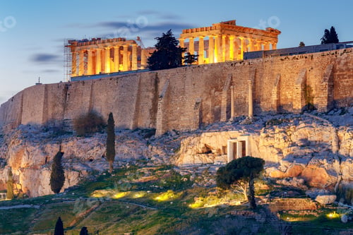 Preview: Athens. The Parthenon On The Acropolis.