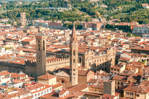 Preview: Florence. View Of The City From Above .
