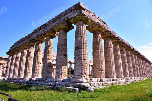 Preview: The Basilica (Also Called Temple Of Hera) Paestum, Italy