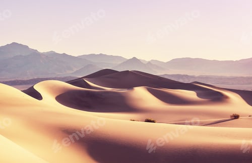 Preview: Sand Dunes In Death Valley National Park, California, Usa