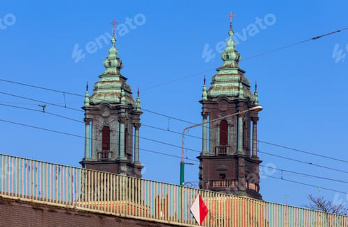 Preview: Cathedral Of The Blessed Virgin Mary On The Island Tumski Sunny Winter Day. Poznan. Poland.