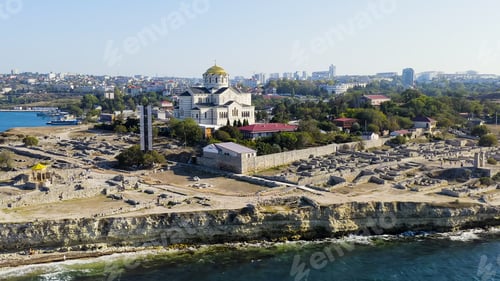 Preview: Sevastopol, Crimea. Vladimirsky Cathedral In Chersonesos. Chersonesus Tauric - Founded By The