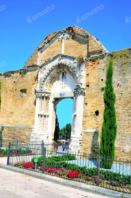 Preview: Ruins Of An Ancient Church In The Old Town Of Vasto, Abruzzo, Italy