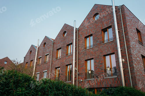 Preview: Modern Brick Renovated Townhouses In Industrial Style