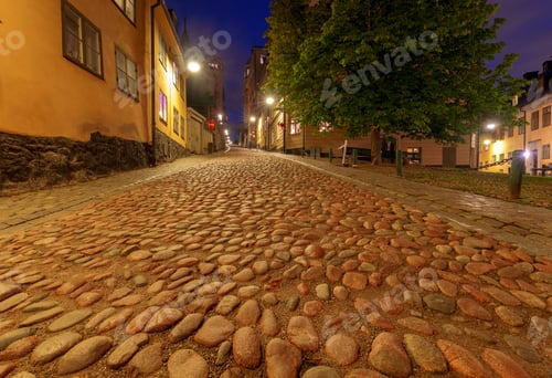 Preview: Stockholm. Old Street At Night.