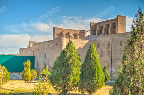 Preview: Bukhara Landmark : Qosh Madrasah, Hdr Image