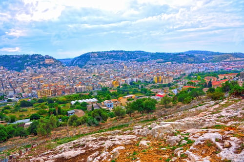 Preview: Panorama Of Scicli, Sicily, Italy
