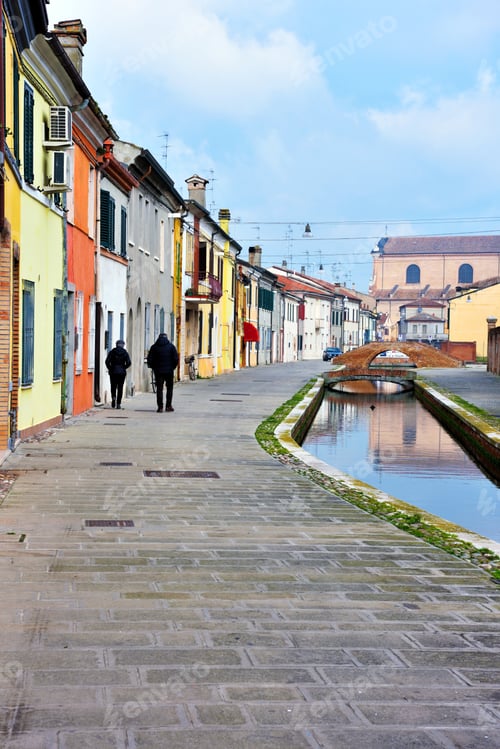 Preview: Small Italian Town Comacchio Also Known As "The Little Venice", Emilia Romagna Region, Province Of