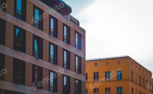 Preview: Brown And Orange Buildings At Berlin, Mitte