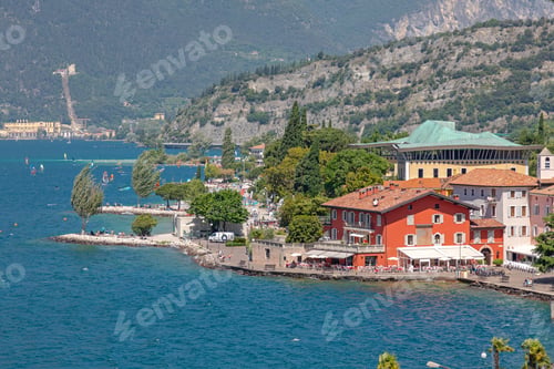 Preview: Nago Torbole Town At Garda Lake In Italy
