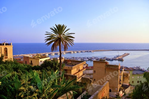 Preview: View Of The Sea Of Sciacca Sicily Italy
