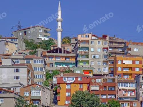 Preview: Beyoglu Residental Buldings At Beyoglu Istanbul Turkey