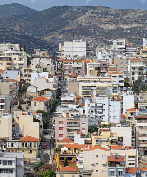 Preview: Aerial Photo Of Kavala Streets In Greece