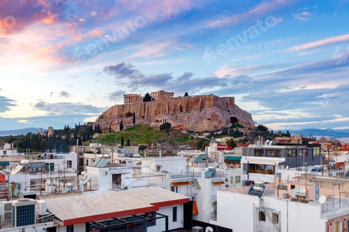 Preview: Athens. The Parthenon On The Acropolis.
