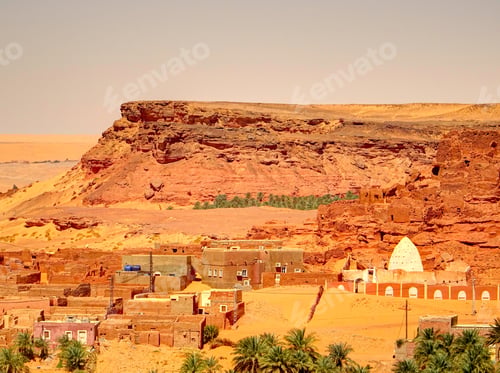 Preview: Sahara Desert In Algeria Near Timimoun, Hdr Image