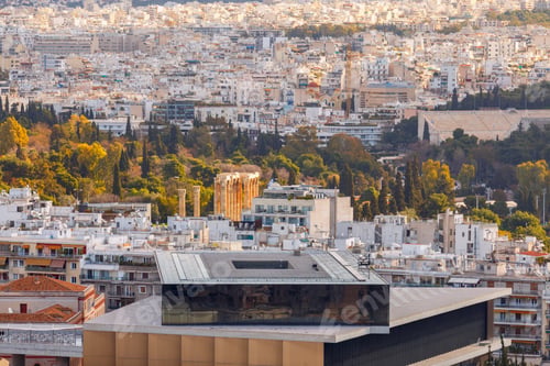 Preview: Athens. Aerial View Of The City.