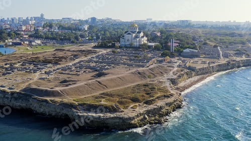 Preview: Sevastopol, Crimea. Vladimirsky Cathedral In Chersonesos. Chersonesus Tauric - Founded By The