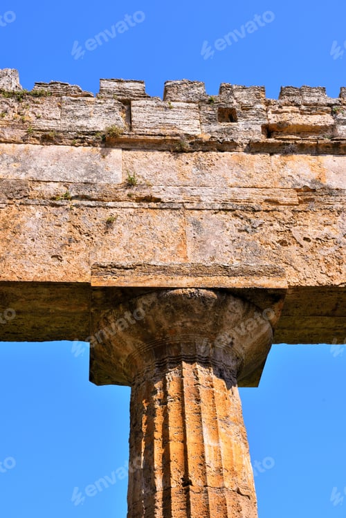 Preview: The Temple Of Neptune It Was Built In The Doric Order Around 460–450 Bc Paestum Italy