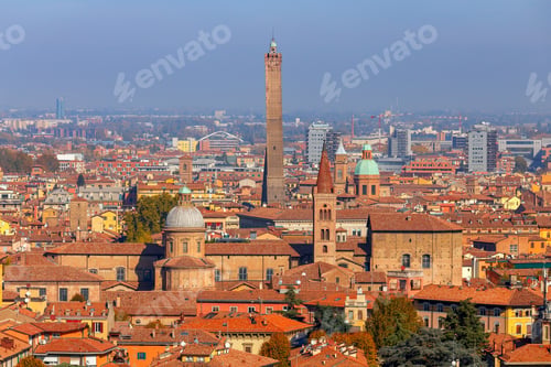 Preview: Bologna. Aerial View Of The City.