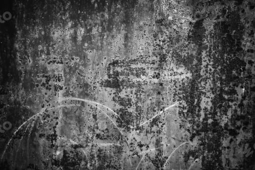 Preview: Spoiled And Dirty Metallic Background, Detail Of A Steel Door Down And Dirty, Exploration And