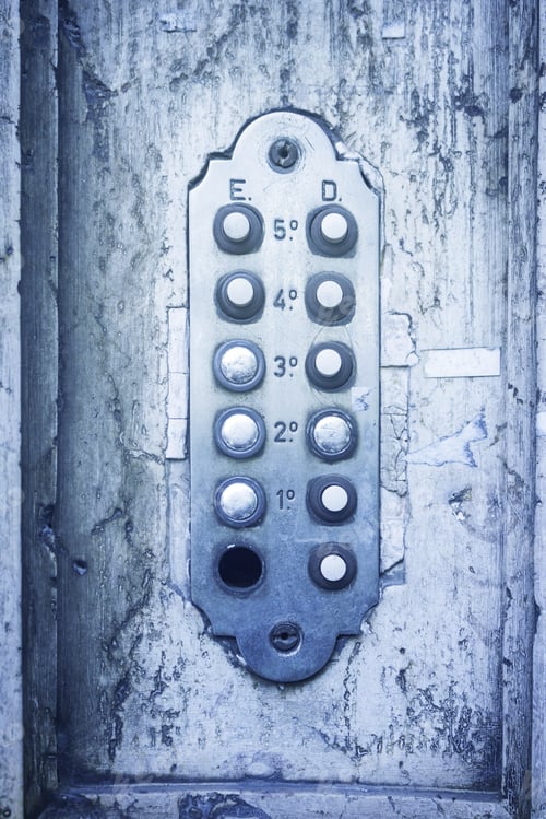 Preview: Plated Antique Intercom And Dirty Construction