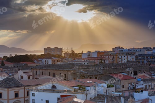 Preview: Palermo. Aerial View Of The City.