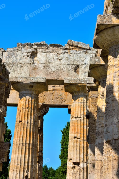 Preview: The Temple Of Neptune It Was Built In The Doric Order Around 460–450 Bc Paestum Italy