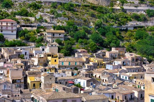 Preview: Panorama Of Modica Sicily Italy