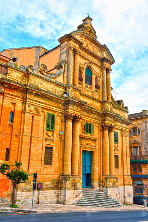 Preview: Church Of Collegio Di Maria Ss Addolorata Ragusa Sicily Italy