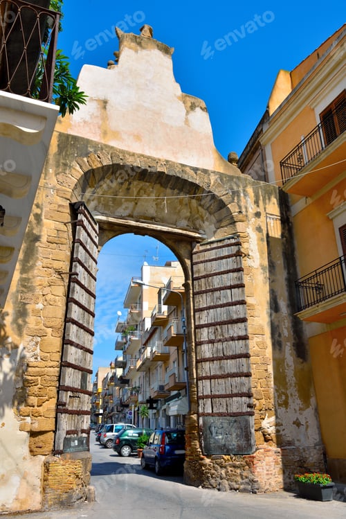 Preview: Palermo Gate Built In 1753 Sciacca Sicily Italy