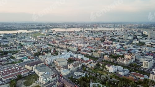 Preview: Panoramic View Of Kazan. Sunset, Russia