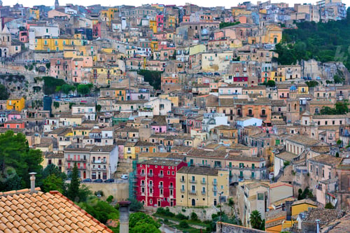Preview: Panorama Of Ragusa Sicily Italy