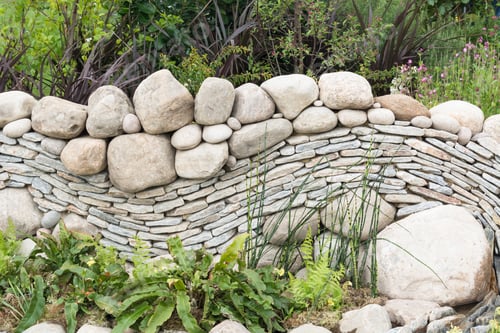 Preview: Curved Dry Stone Wall
