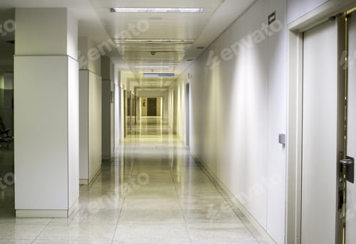 Preview: Hospital Interior Corridor Rooms, Construction