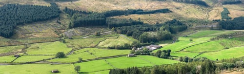 Preview: Panorama Of Cotterdale In The Yorkshire Dales