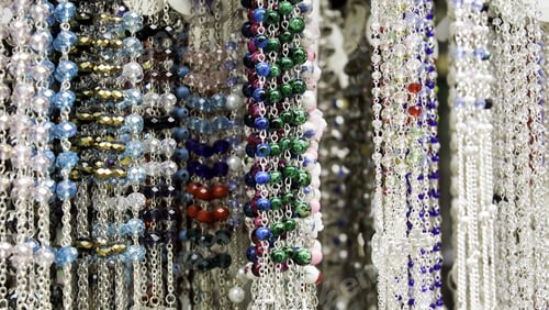 Preview: Rosary Chains With Shiny Pearls, Jewelry And Accessories