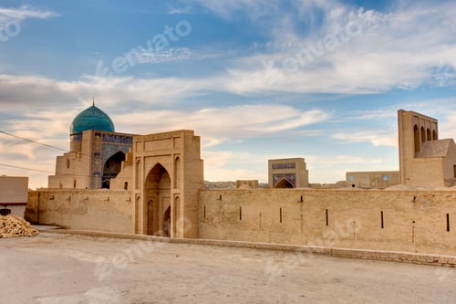 Preview: Po-I-Kalyan Or Poi Kalan Square, Bukhara, Uzbekistan, Hdr Image