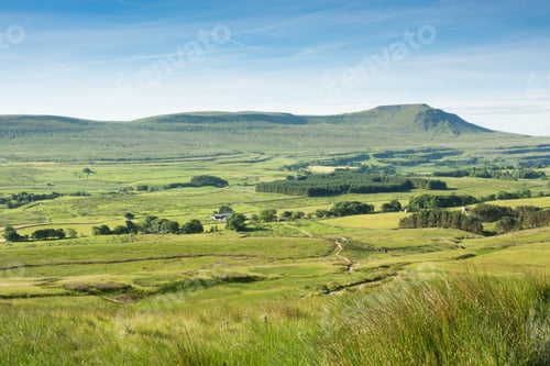 Preview: Ingleborough From Wherside In The Yorkshire Dales