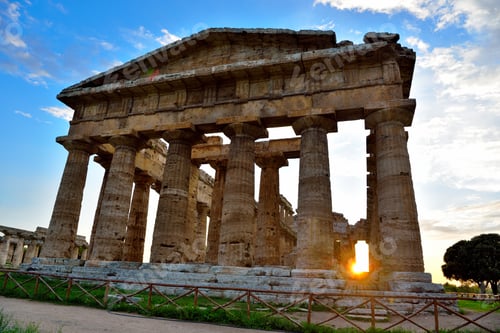 Preview: The Temple Of Neptune It Was Built In The Doric Order Around 460–450 Bc Paestum Italy