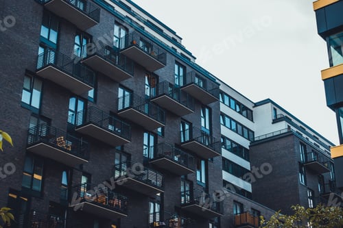 Preview: House At East Berlin, Germany On A Cloudy Day