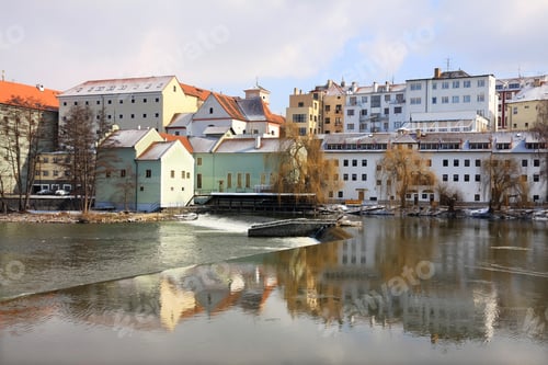 Preview: The Old Town Pisek On The River Otava