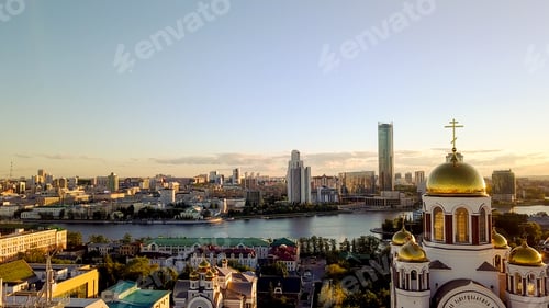 Preview: Panorama Of The City And The Church On Blood In The Name Of All Saints In The Land Of Russian