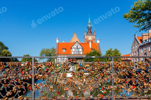 Preview: Big Old Mill On The Canal In Gdansk.