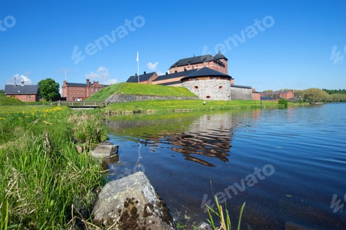 Preview: A Sunny June Day At The Ancient Fortress Of The City Of Hameenlinna. Finland